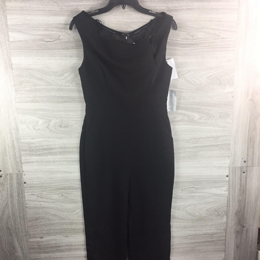 Harlyn Black Fold Over Jumpsuit